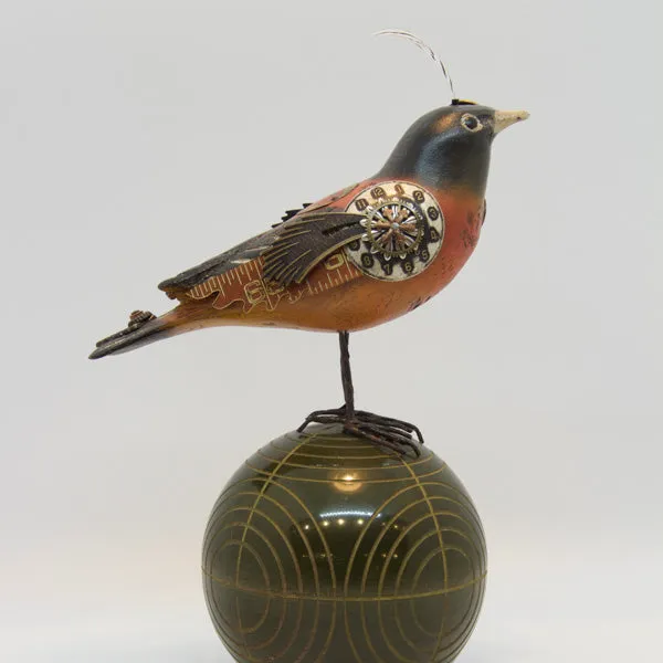 Oriole on Green Bocce Ball