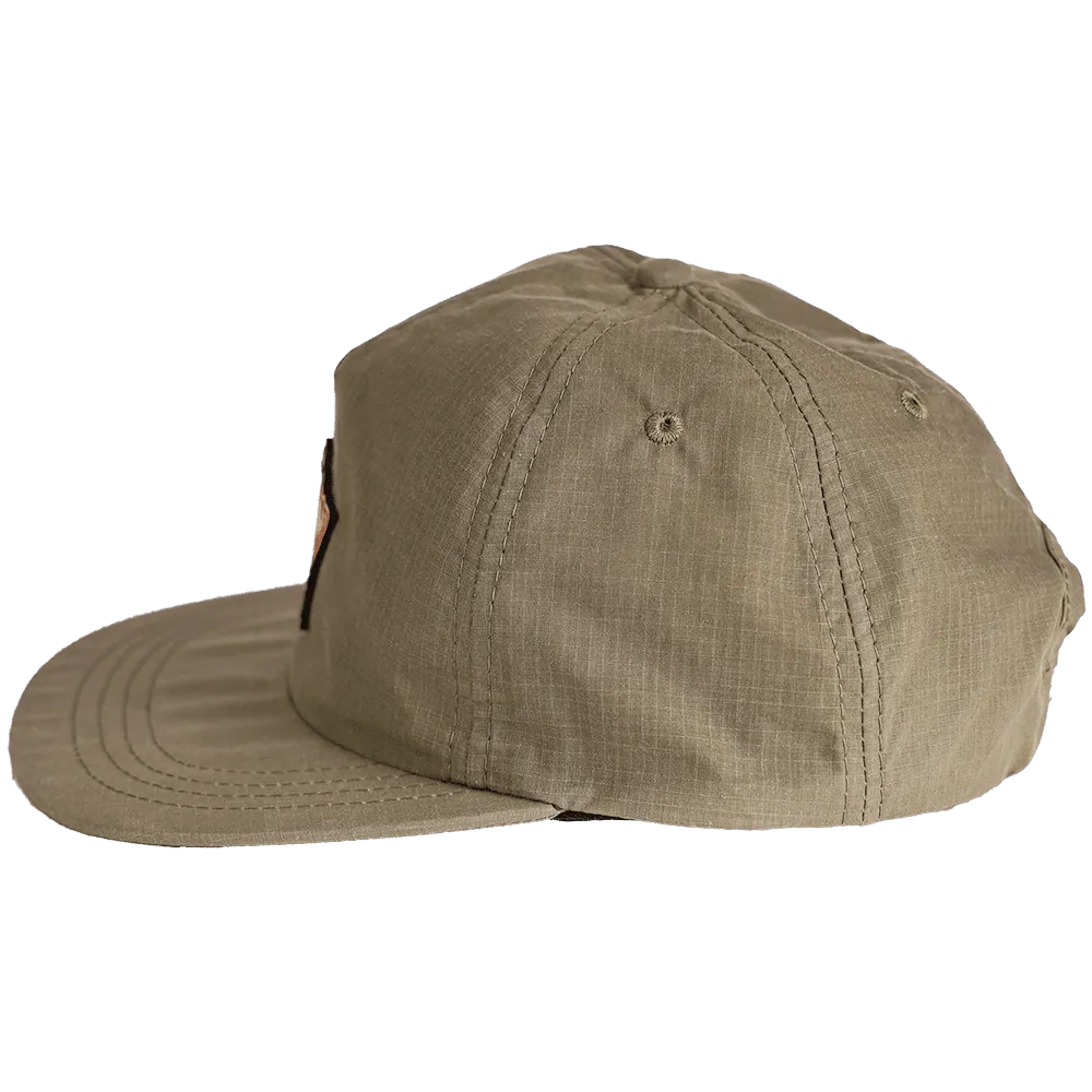 Peaking DryTek Waxed Ripstop Strapback | Green