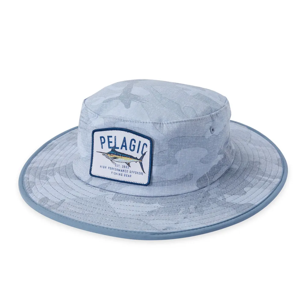 PELAGIC Sunsetter Hat - Fish Camo