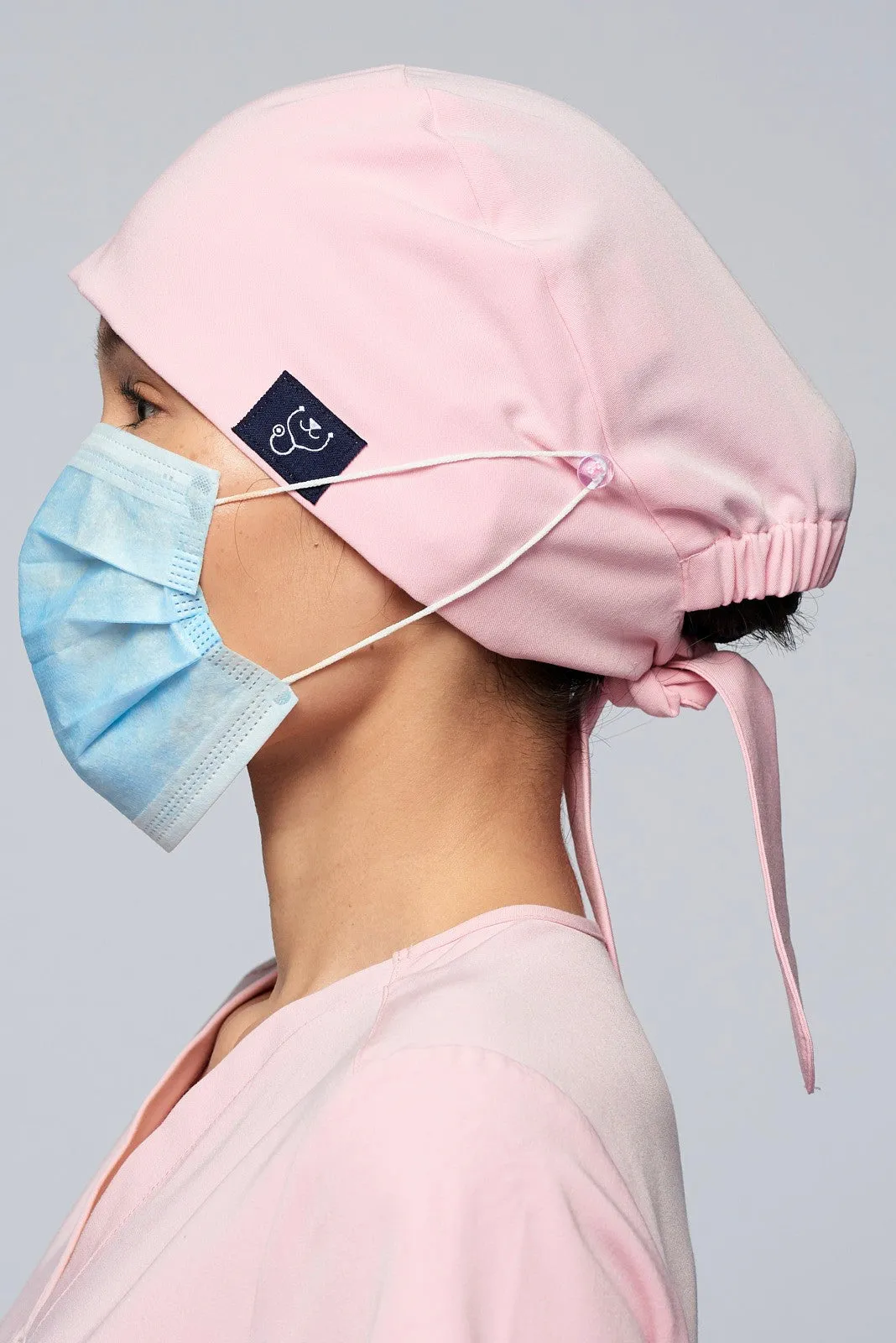 Perfect Match Sweat-Wicking Scrub Cap — Baby Pink