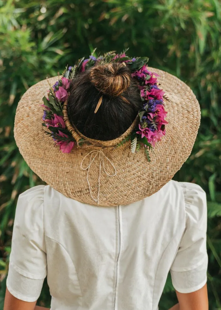 Pikoʻole Pāpale Crownless Hat (Full Brim)