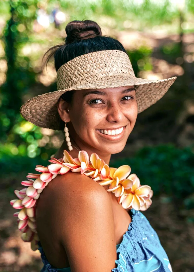 Pikoʻole Pāpale Crownless Hat (Full Brim)