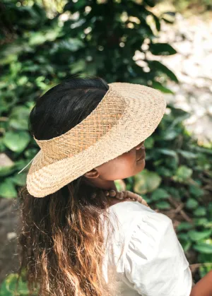 Pikoʻole Pāpale Crownless Hat (Petite Brim)