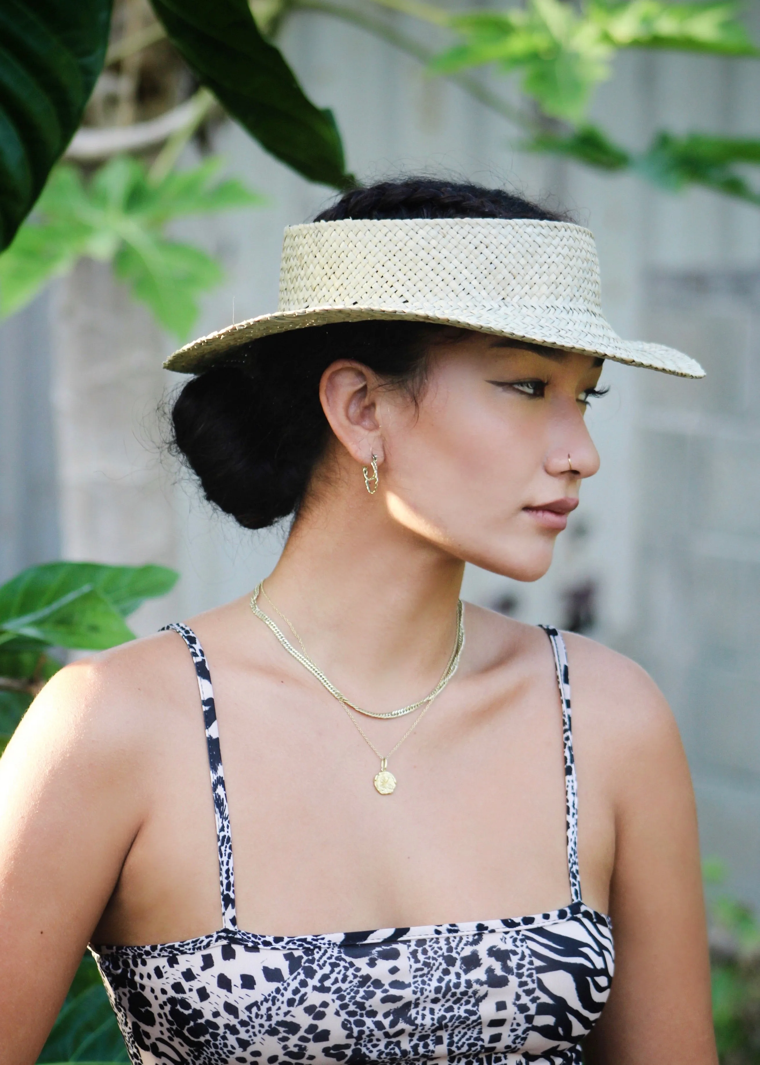 Pikoʻole Pāpale Crownless Hat (Petite Brim)