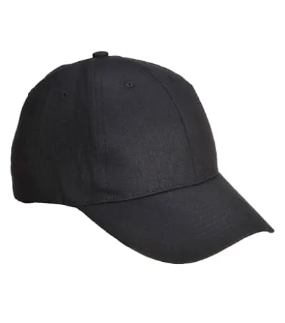 Portwest 6 Panel Baseball Cap - B010 Ideal for embroidery/printing
