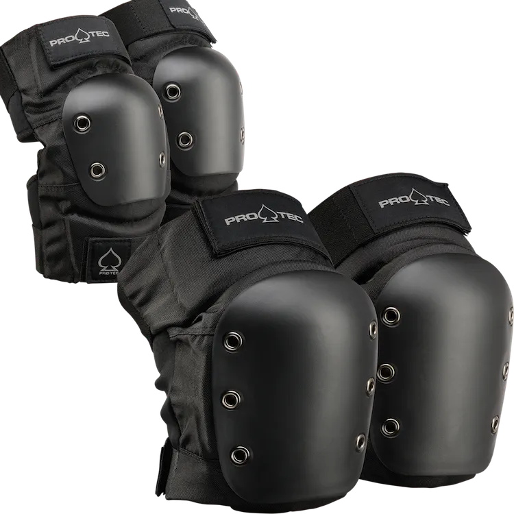 Pro-Tec Adult Knee/Elbow Pad Set Black