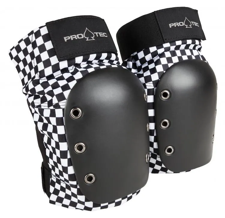 Pro-Tec Adult Street Knee Pads Black/White Checker