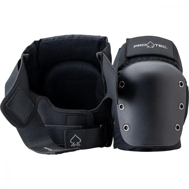 Pro-Tec Adult Street Open Back Knee Pads Black