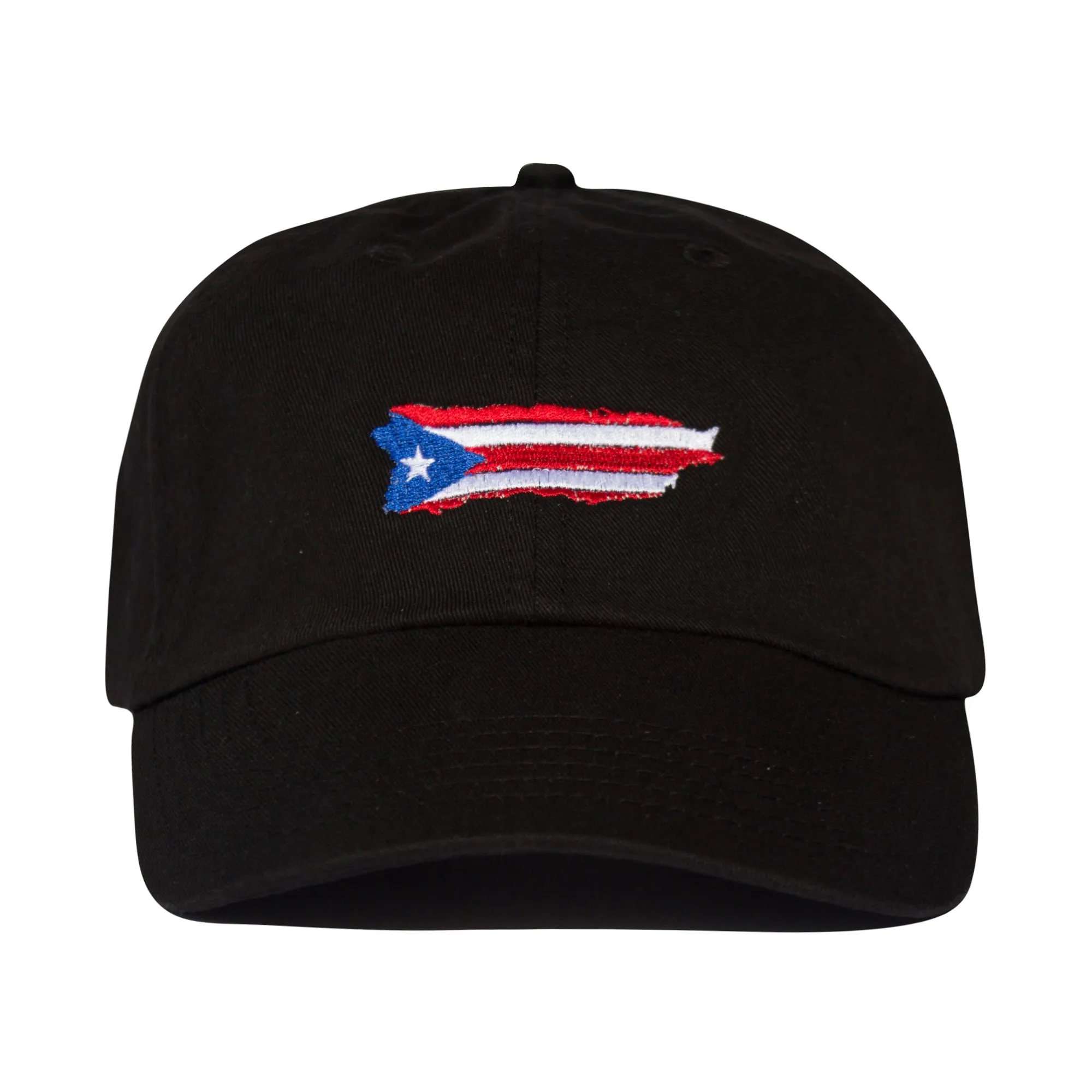 Puerto Rico dad Hat - Black.