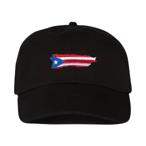 Puerto Rico dad Hat - Black.