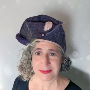 Purple Exclamation Mark Beret
