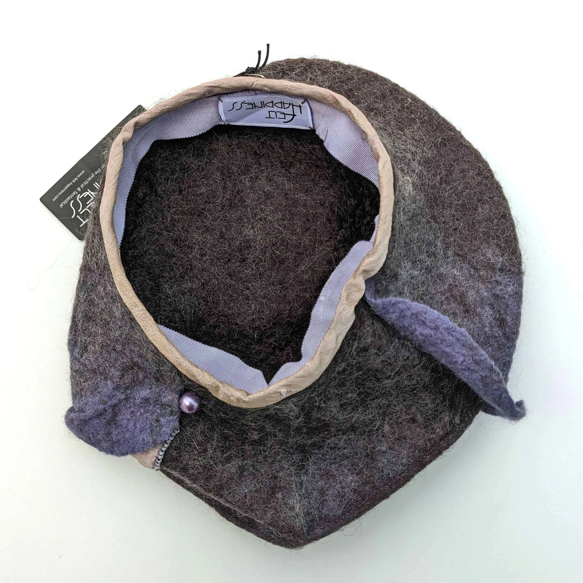 Purple Exclamation Mark Beret