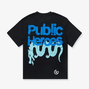 "HEROES" TEE (BLACK)