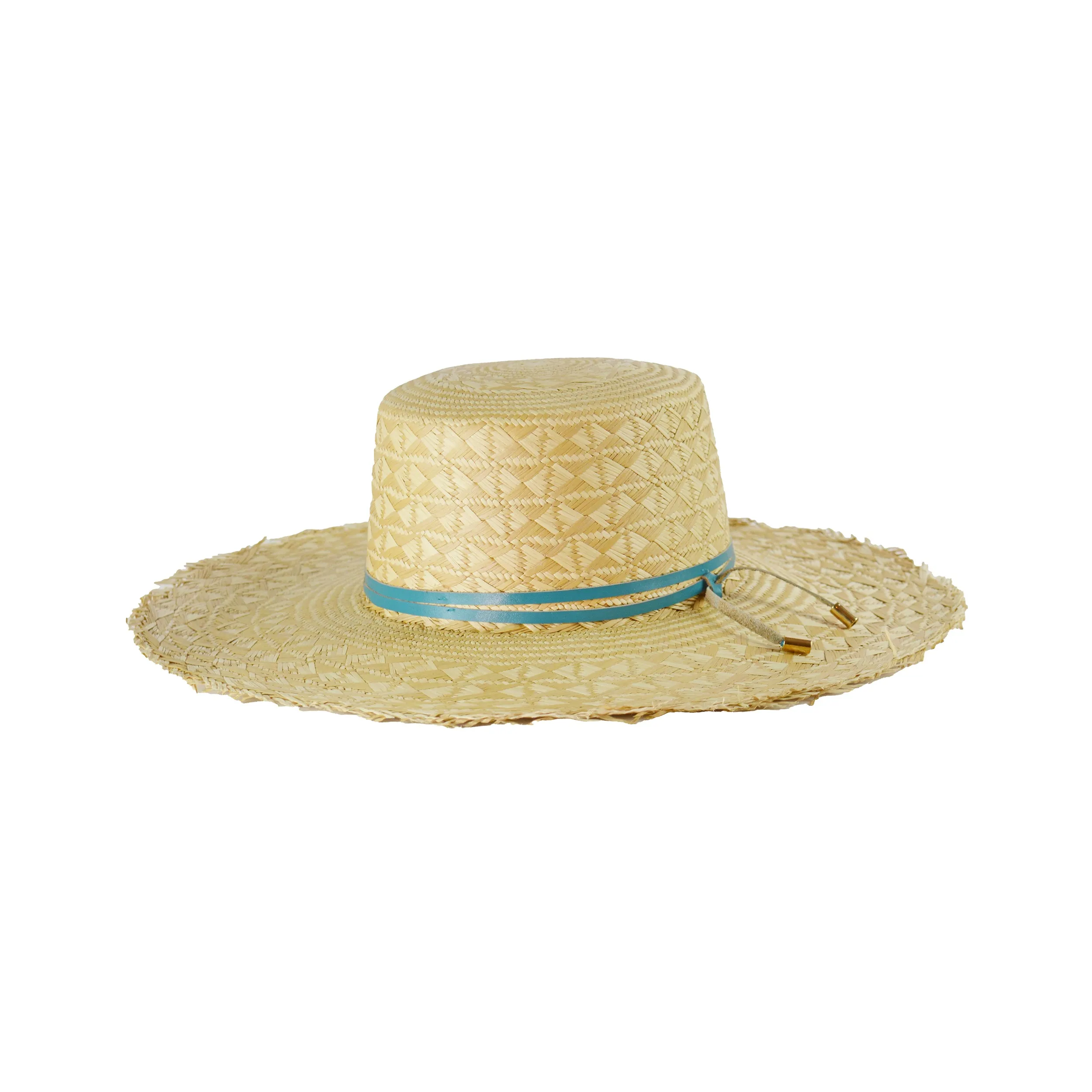 "Mariposa" Frayed Cordovan Long Brim