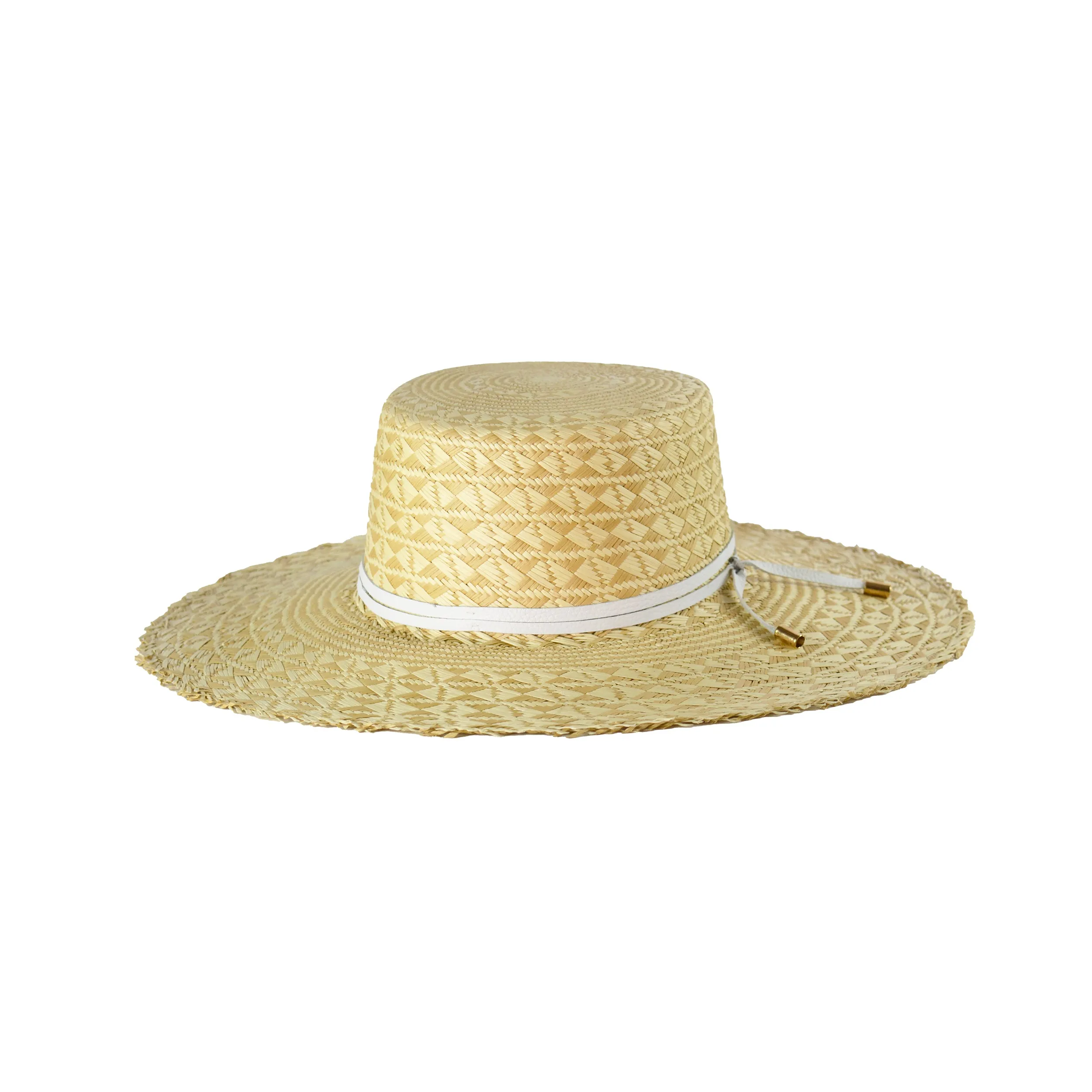 "Mariposa" Frayed Cordovan Long Brim
