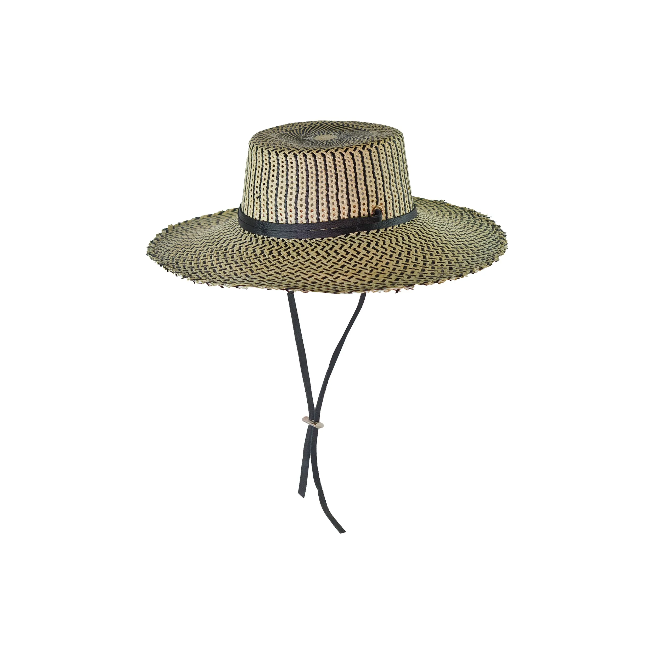 "Pilares" Frayed Cordovan Long Brim