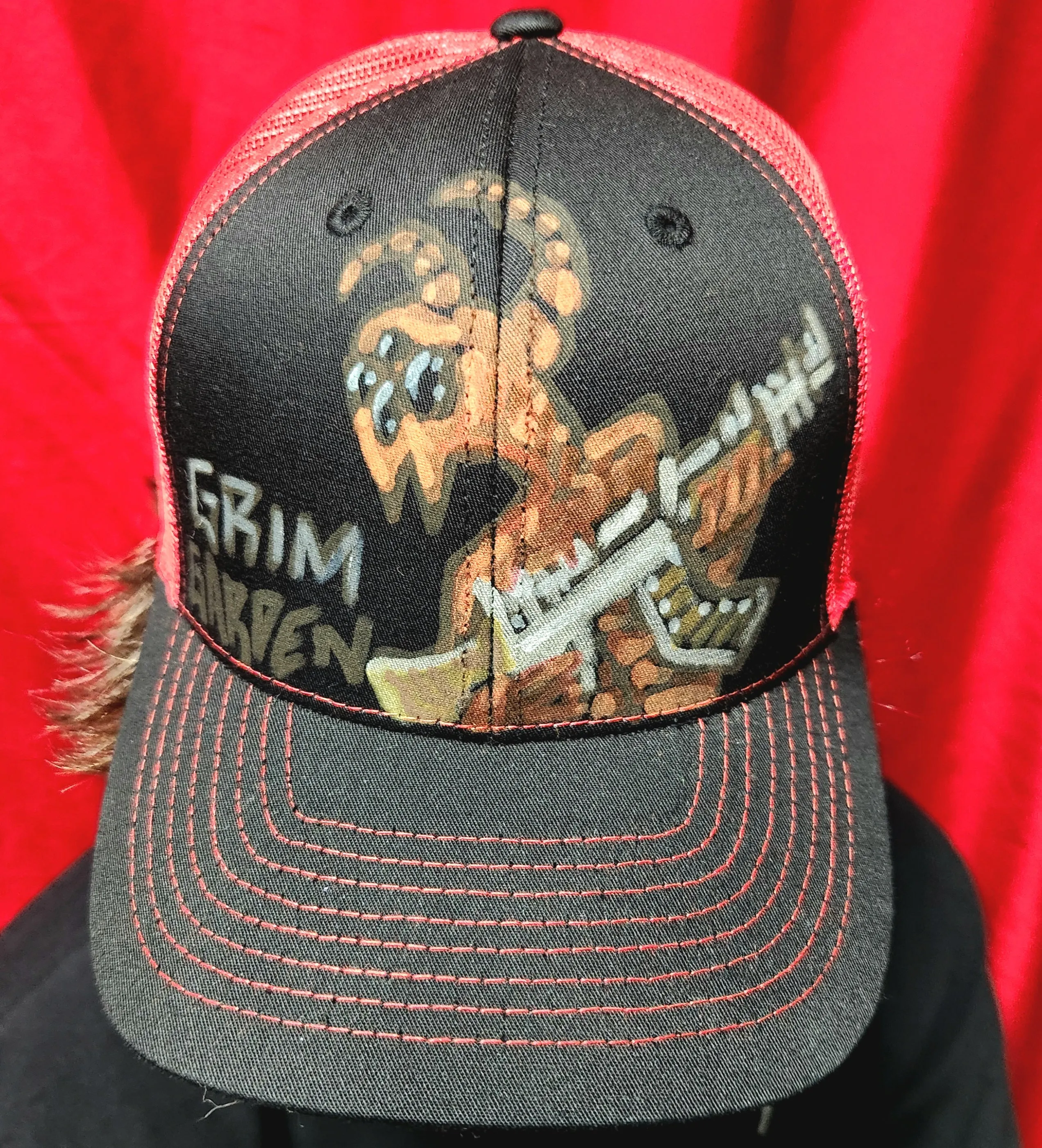 "Planet Sweeper" Custom 1-of-1 Trucker Hat
