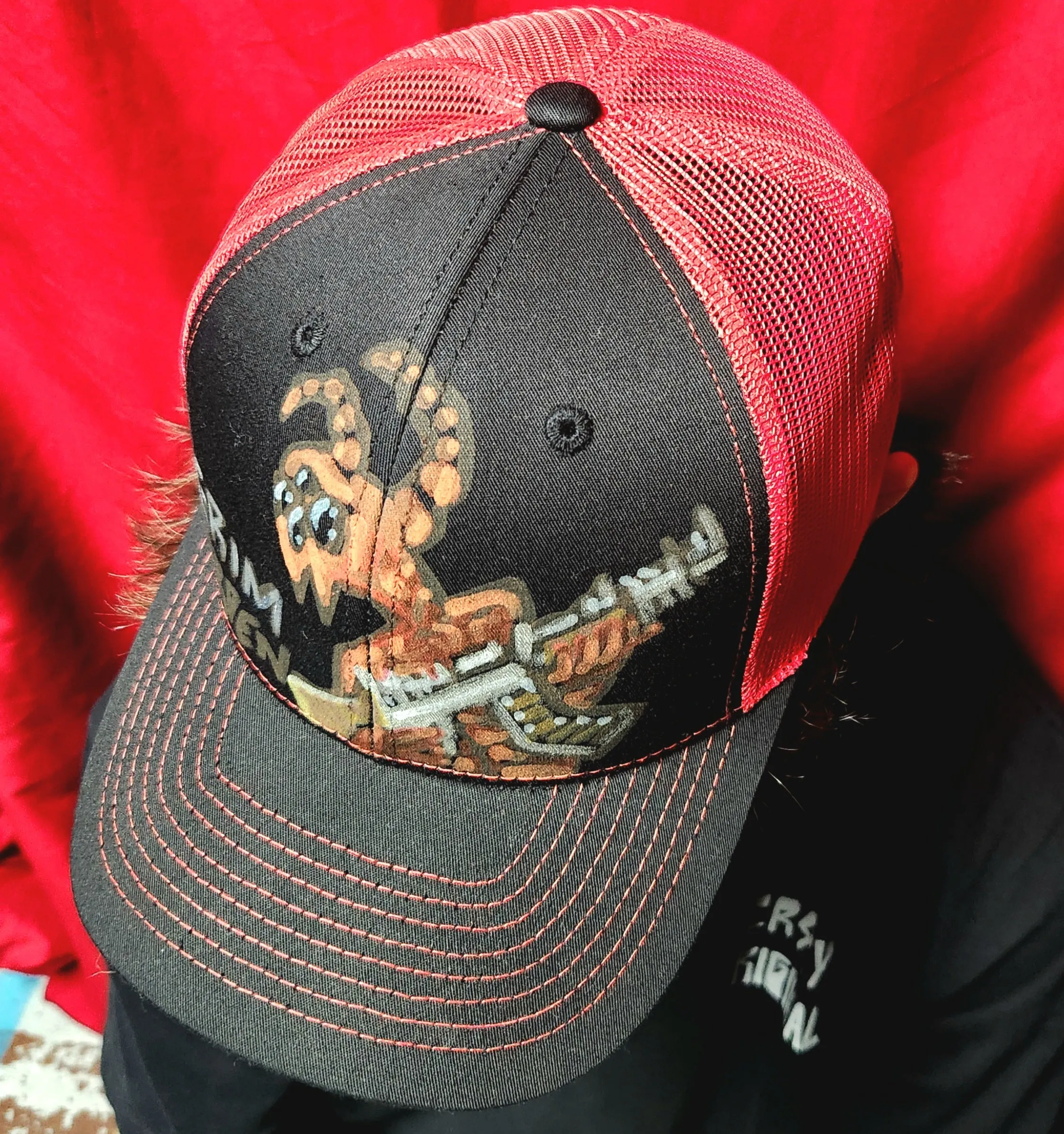 "Planet Sweeper" Custom 1-of-1 Trucker Hat