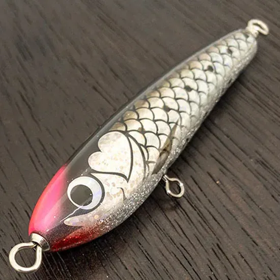 Reef Original Handmade Wood Lure - Diving Pencil B-Type 140 (Heavy Hook Type)