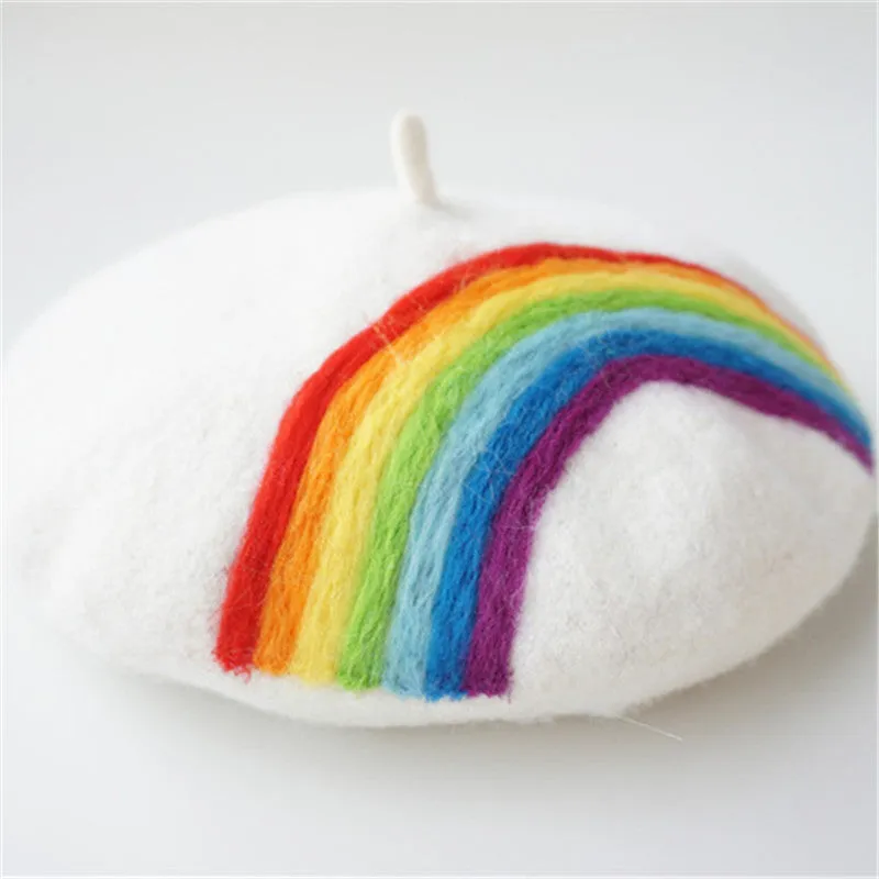 RETRO WILD RAINBOW BERET UB3424