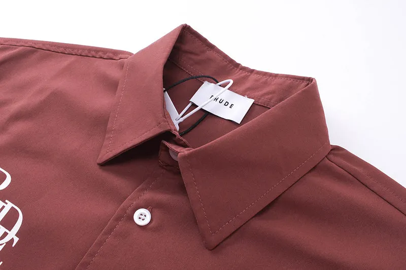 RHUDE X Automobili Lamborghini Uno Button Up Shirt
