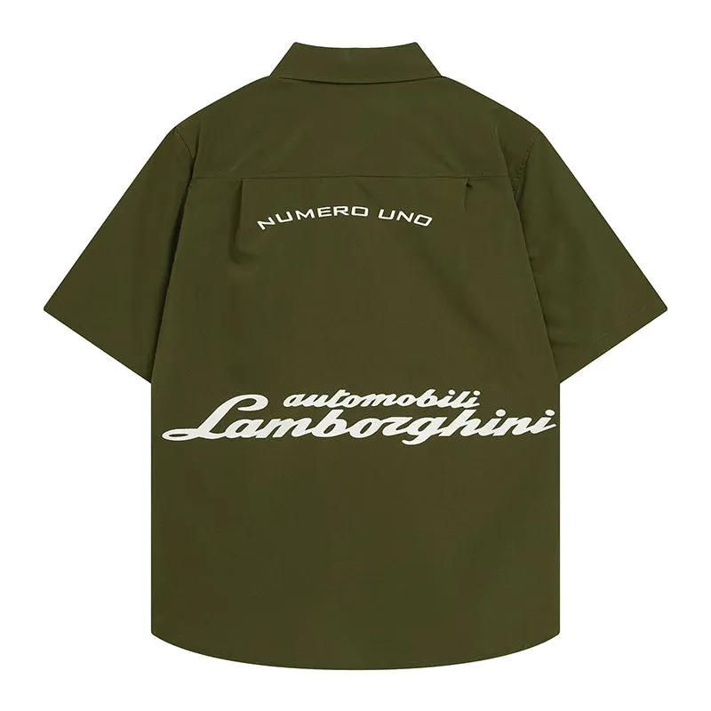 RHUDE X Automobili Lamborghini Uno Button Up Shirt
