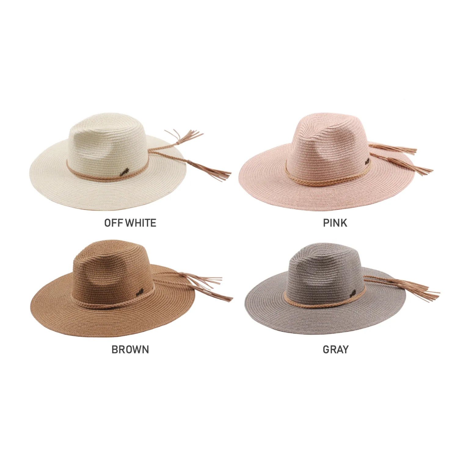 Ribbon-Tied Floppy Hat Collection - Model FH426