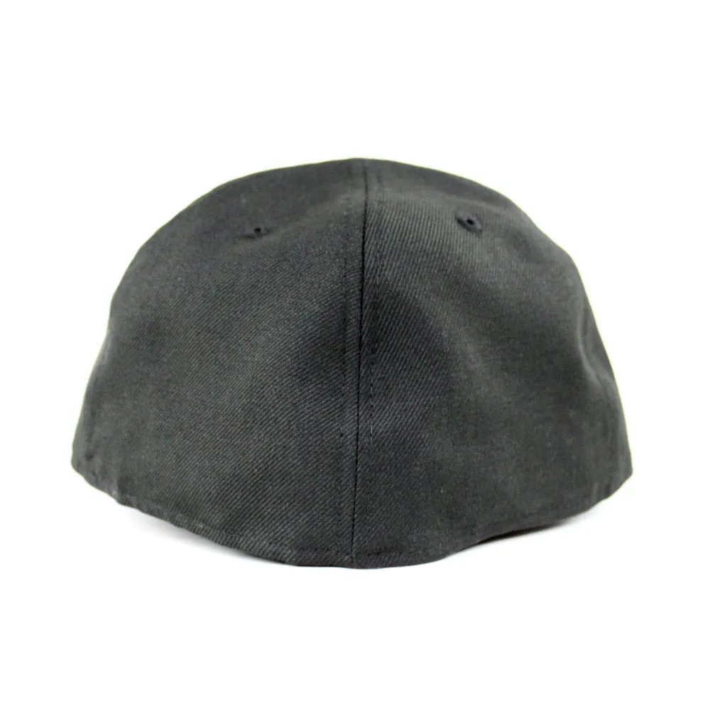 Rose New Era 59Fifty Fitted Hats (Black Green Under Brim)