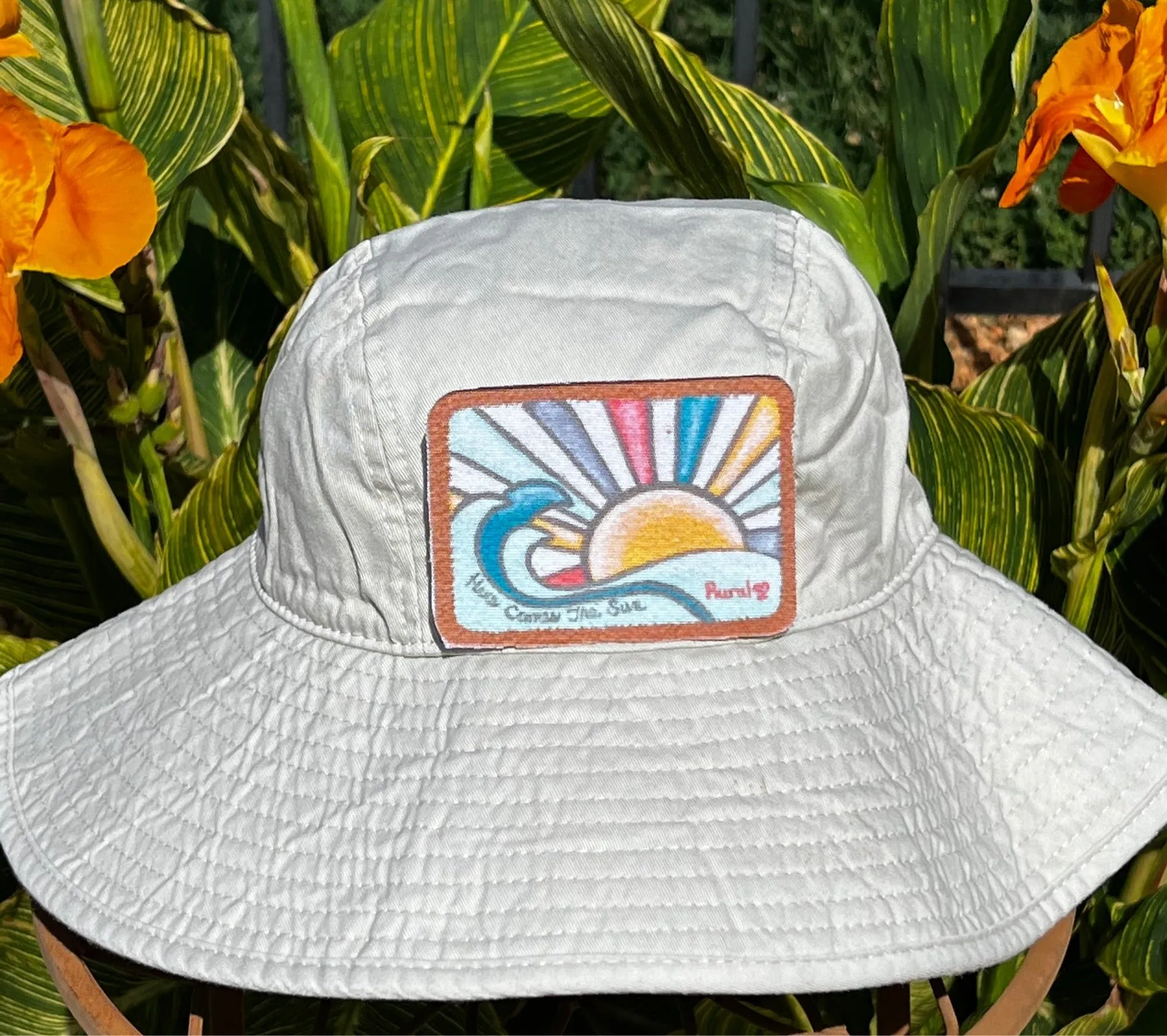 Rural Heart®️ by René Earnhardt “Here Comes the Sun” bucket hats