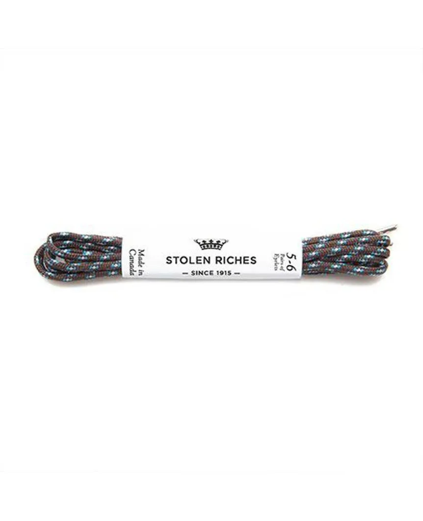 Sanremo Brown Reflective (Length: 27"/69cm) with Silver Tip
