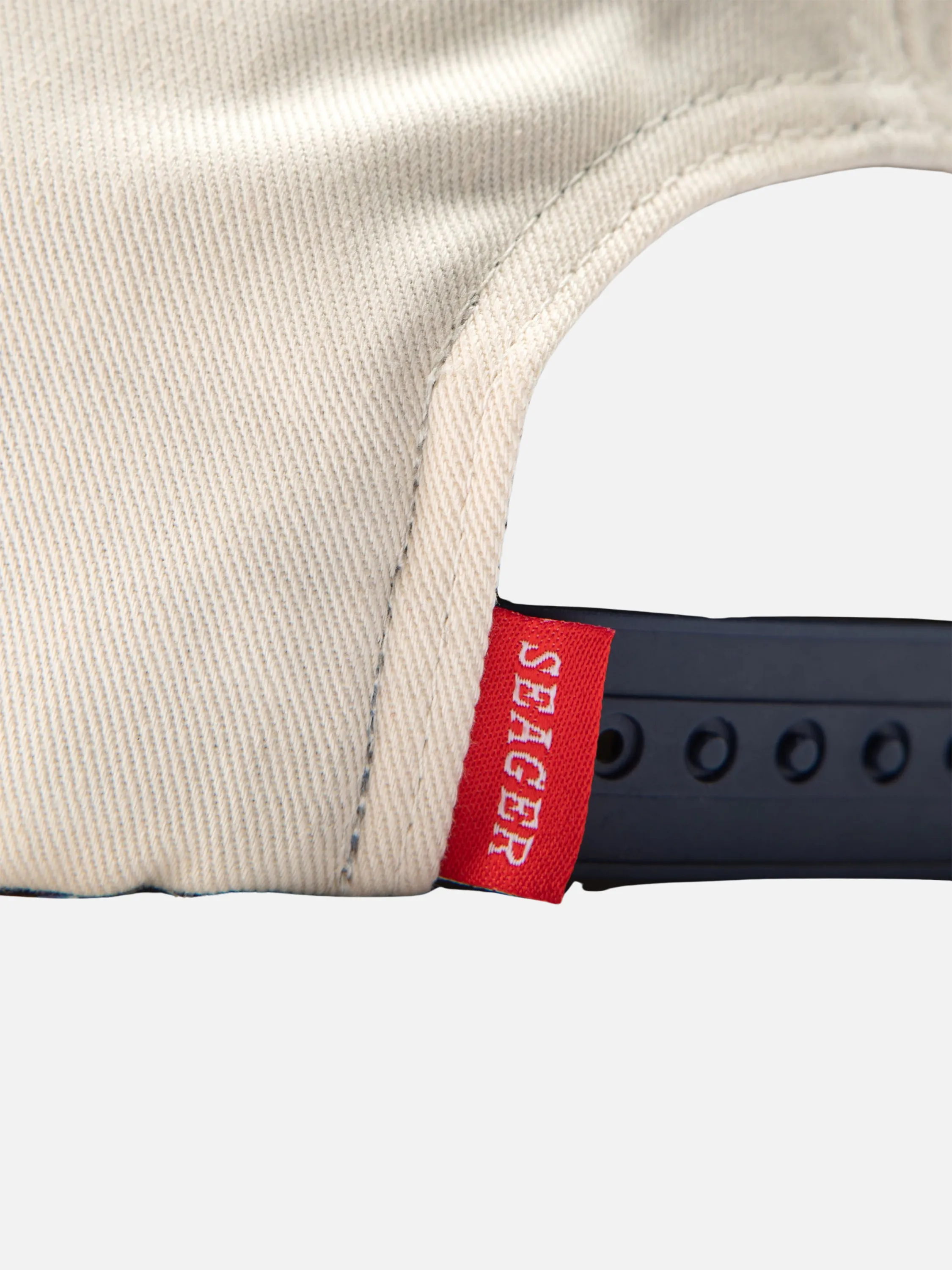 Seager Branded Snapback - Cream/Navy