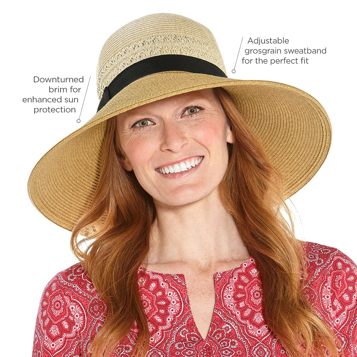 Shannon Wide Brim Beach Hat