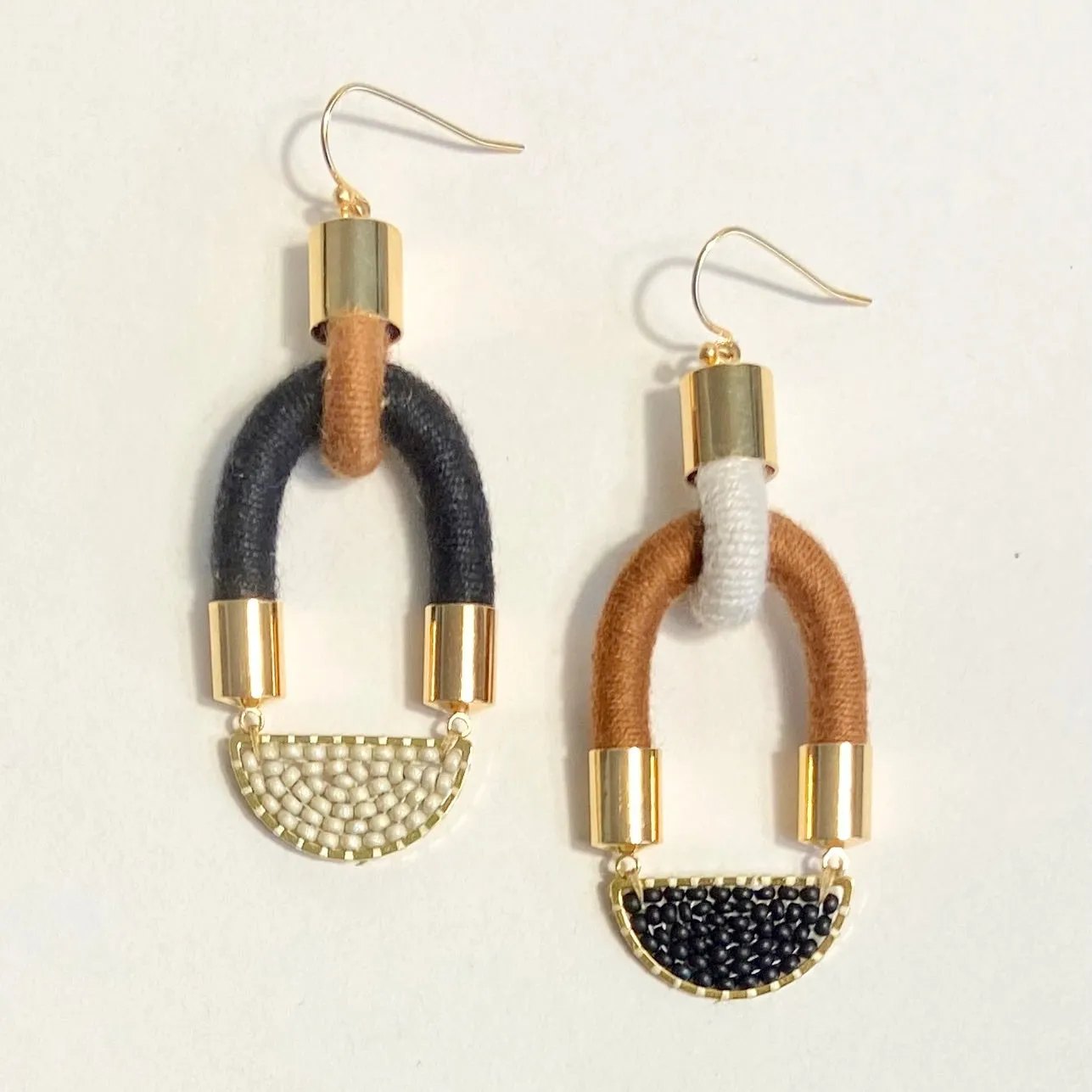Simpatico Earrings in Neutral Tones