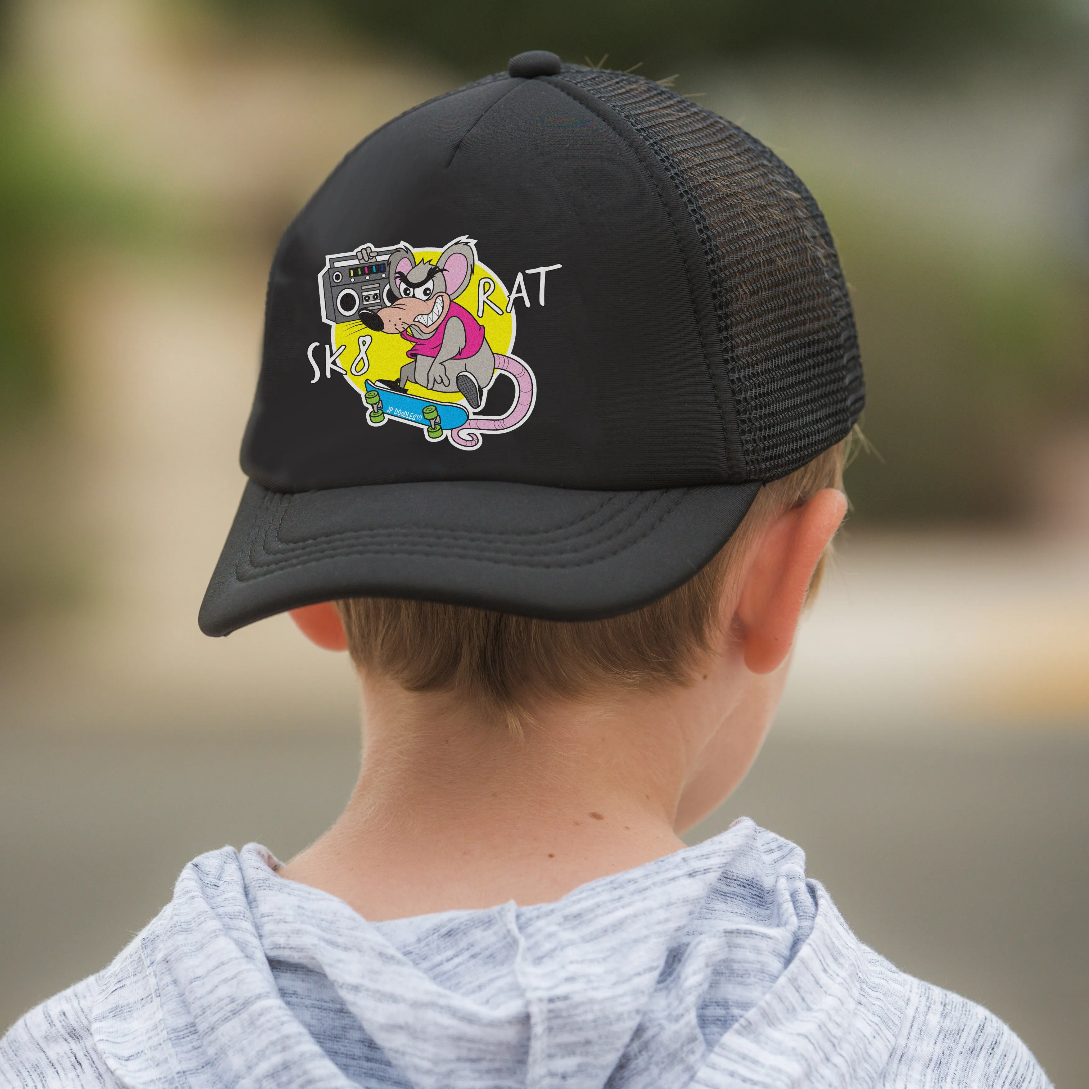 Skater Rat Kids Trucker Hat