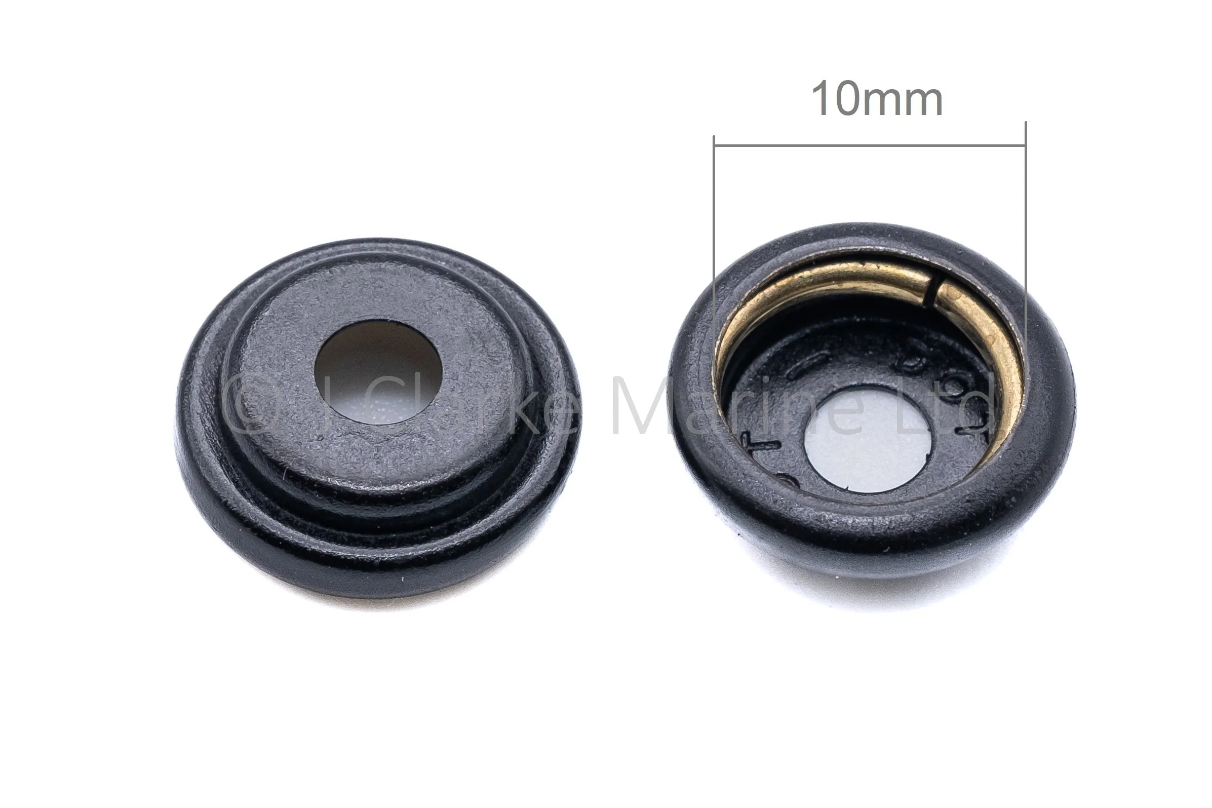 Snad YKK fastener self adhesive 25mm military black domed stud kit