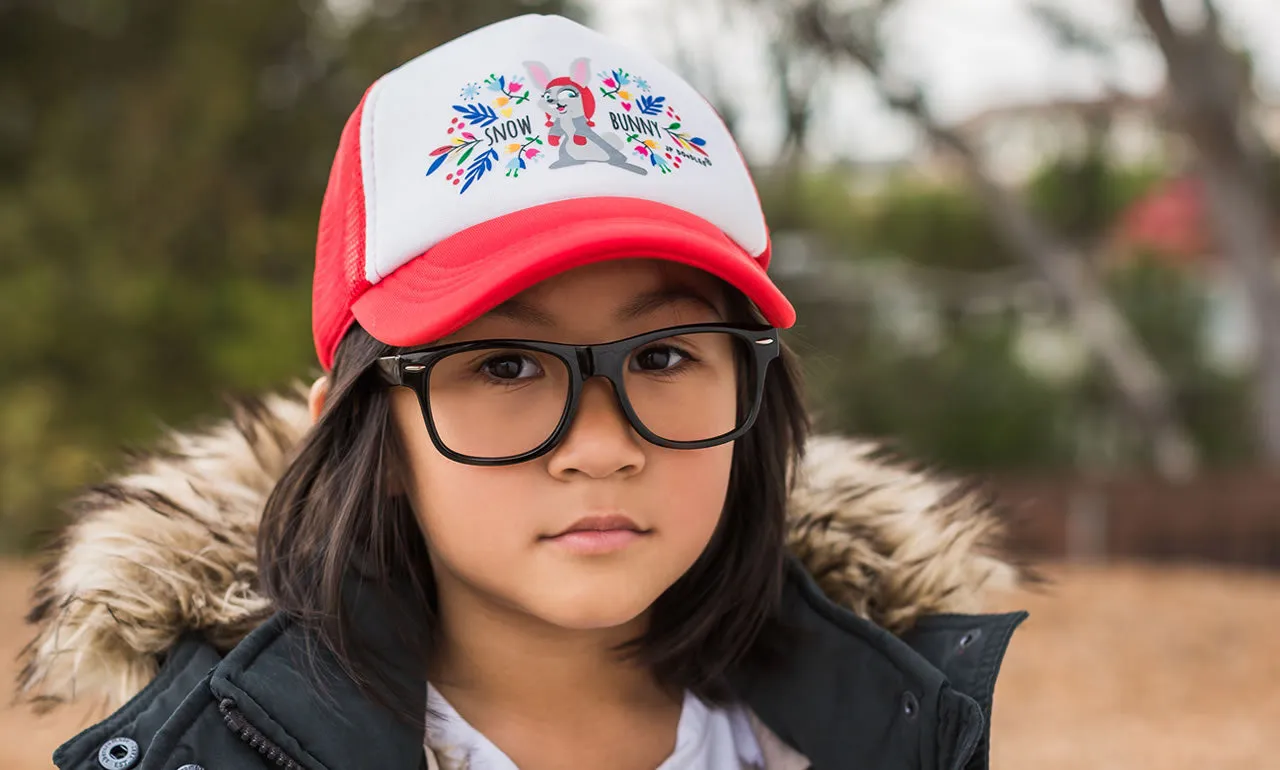 Snow Bunny Kids Trucker Hat