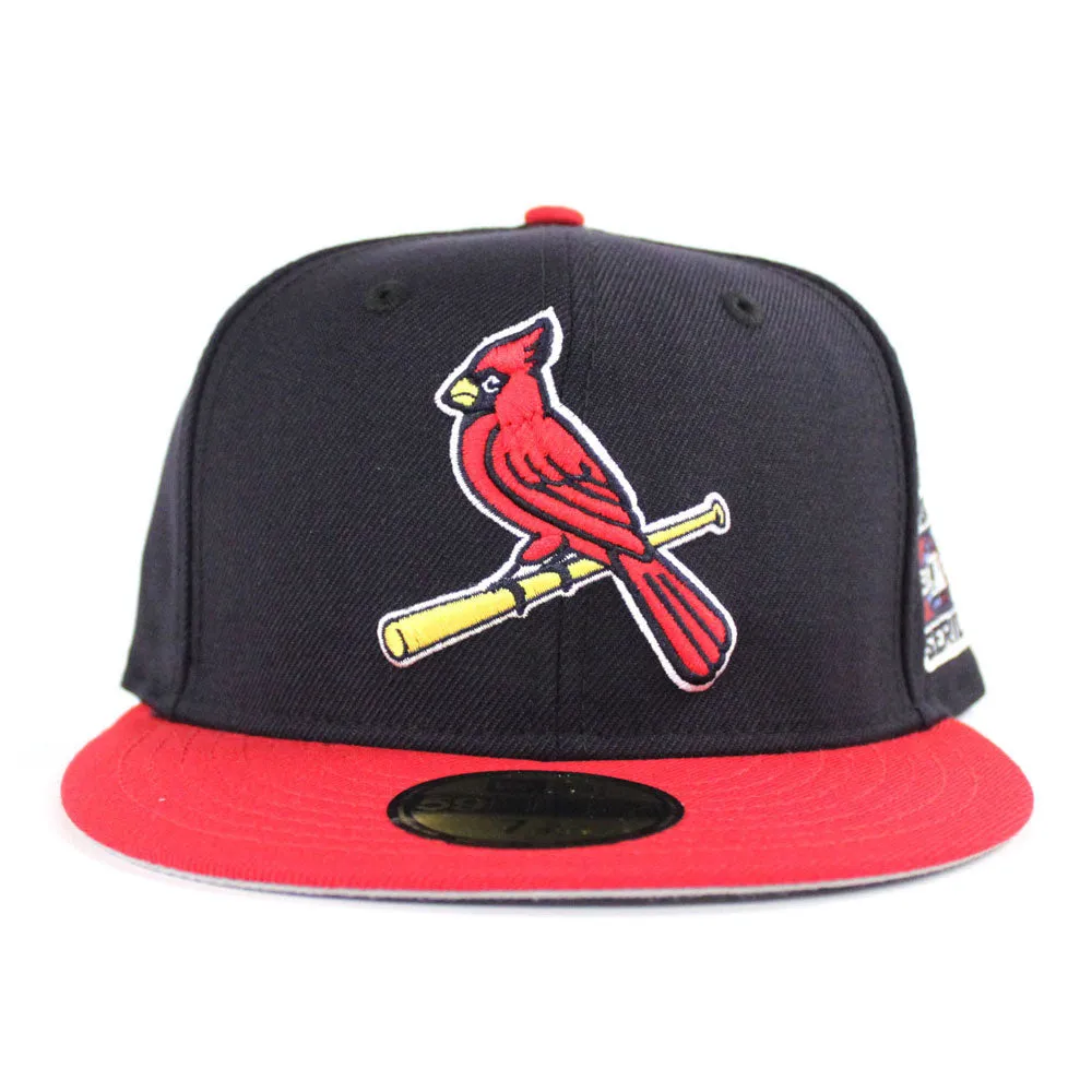 St Louis Cardinals 2006 World Series 59Fifty New Era Fitted Hat (Navy Red Gray Under Brim)