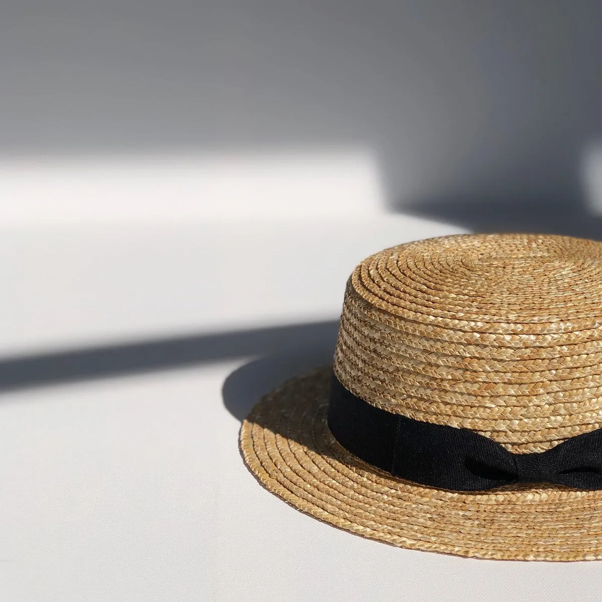 Straw Boater Hat - Child
