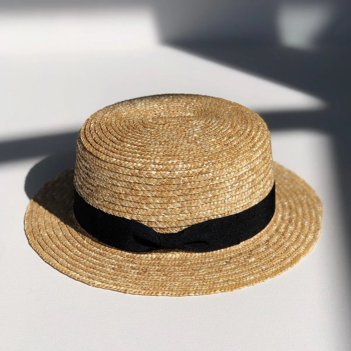 Straw Boater Hat - Child
