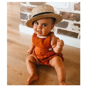 Straw Boater Hat - Child