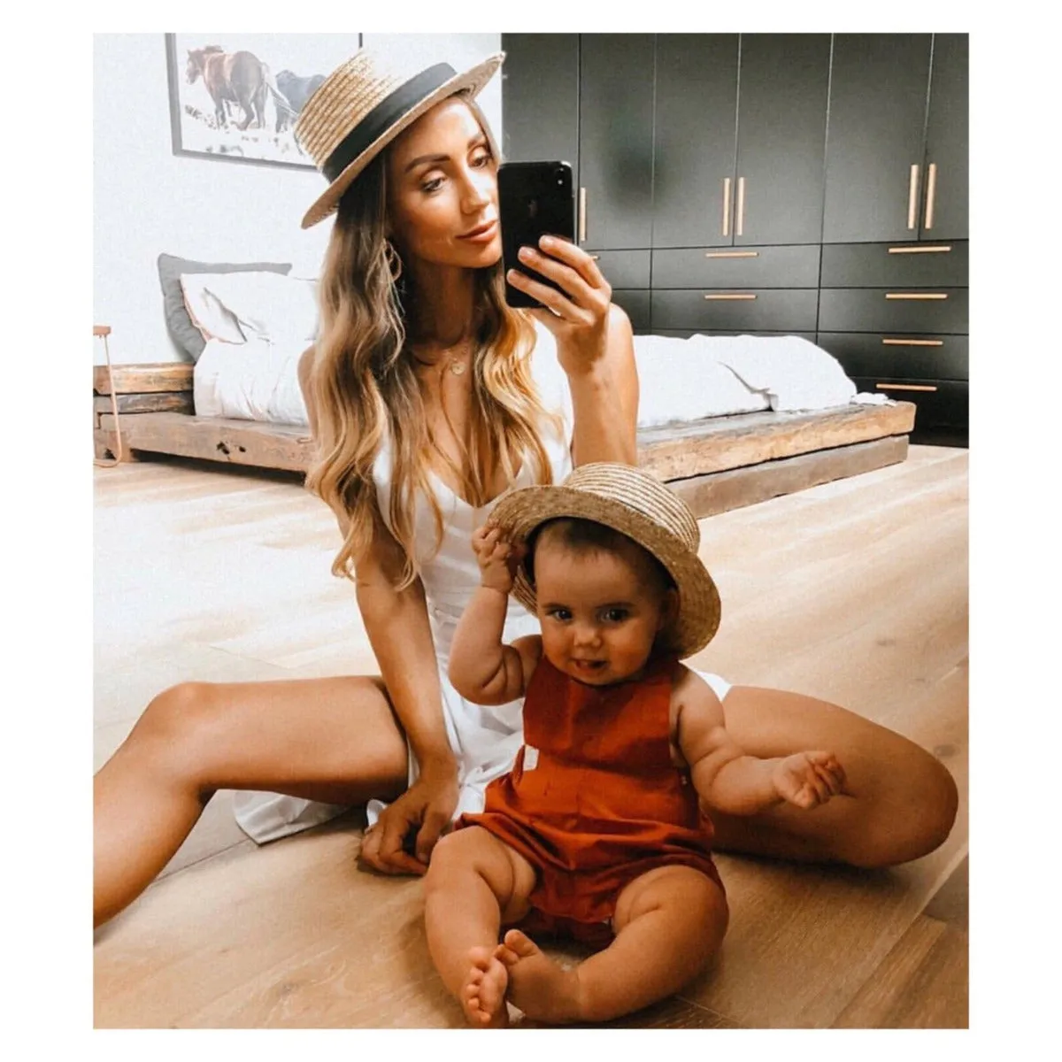Straw Boater Hat - Child