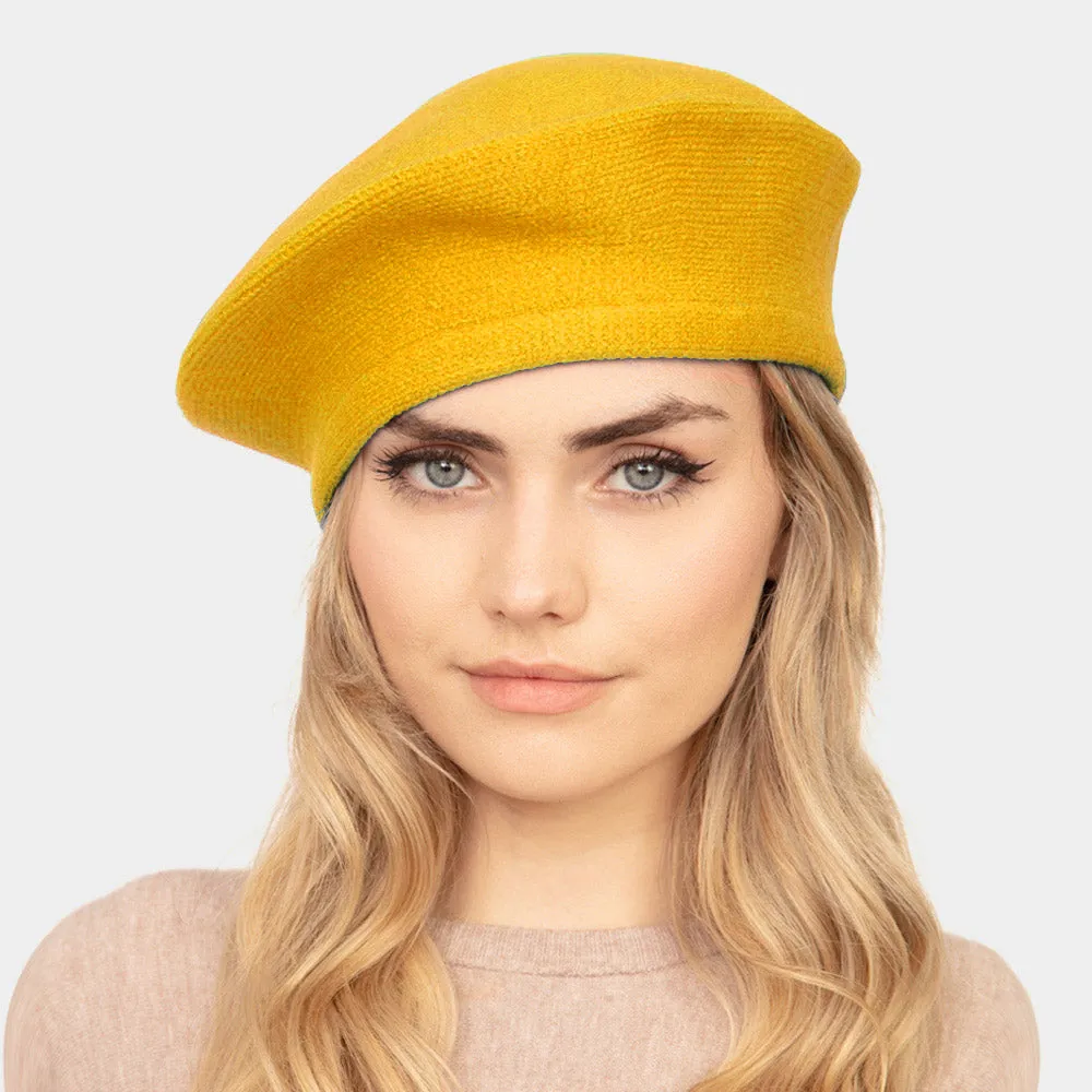 Stretch Solid Berets