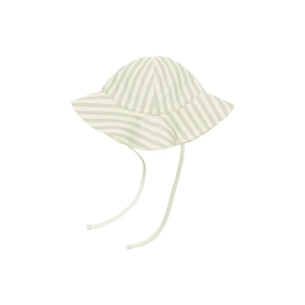 Sun Hat | Mint Stripe