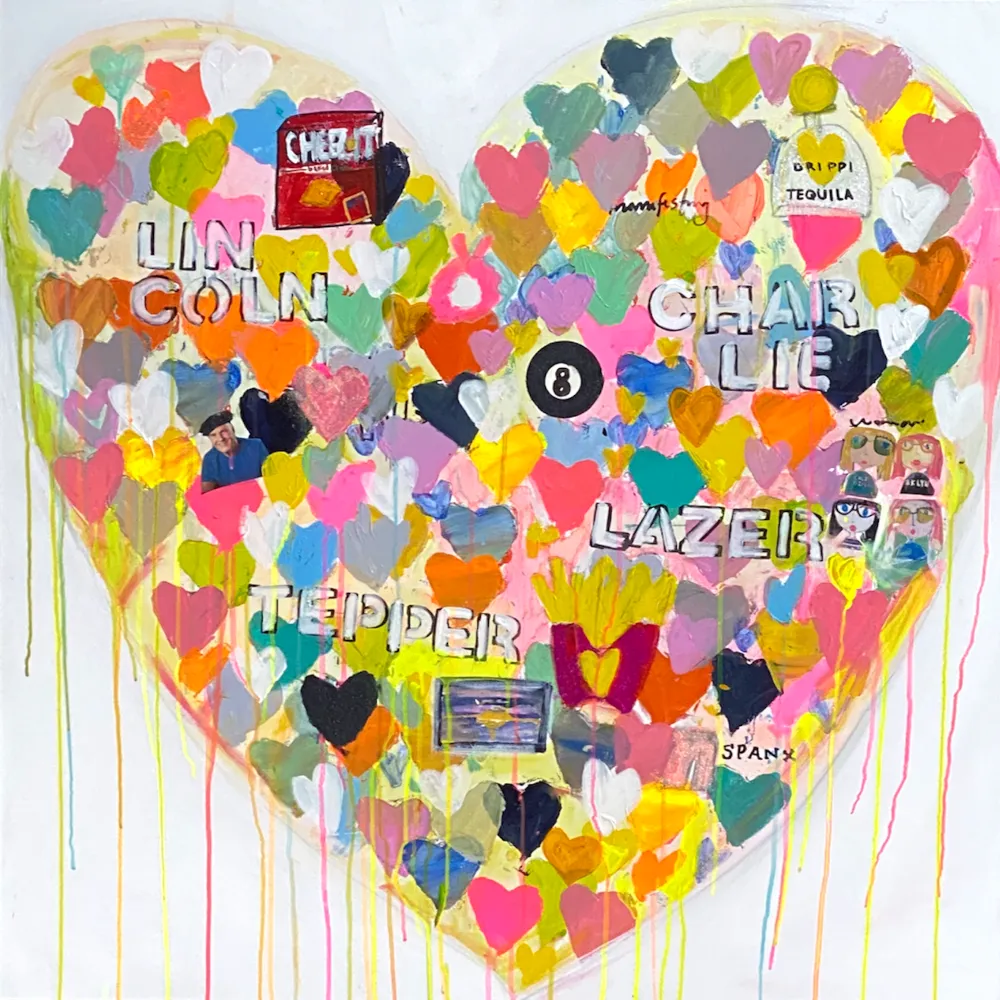 Super Duper Drippy Heart Original Art Commission