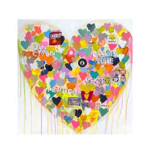 Super Duper Drippy Heart Original Art Commission