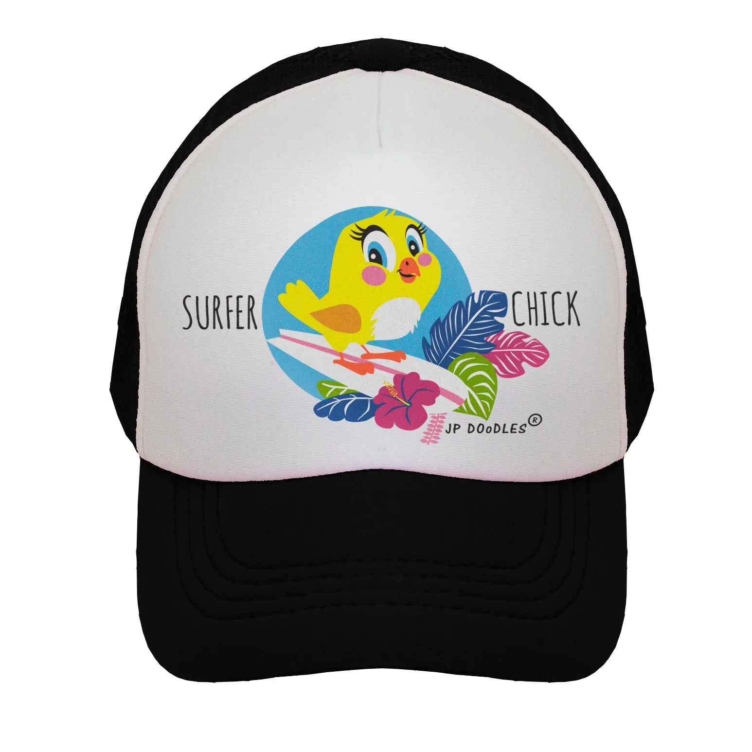 Surfer Chick Kids Trucker Hat