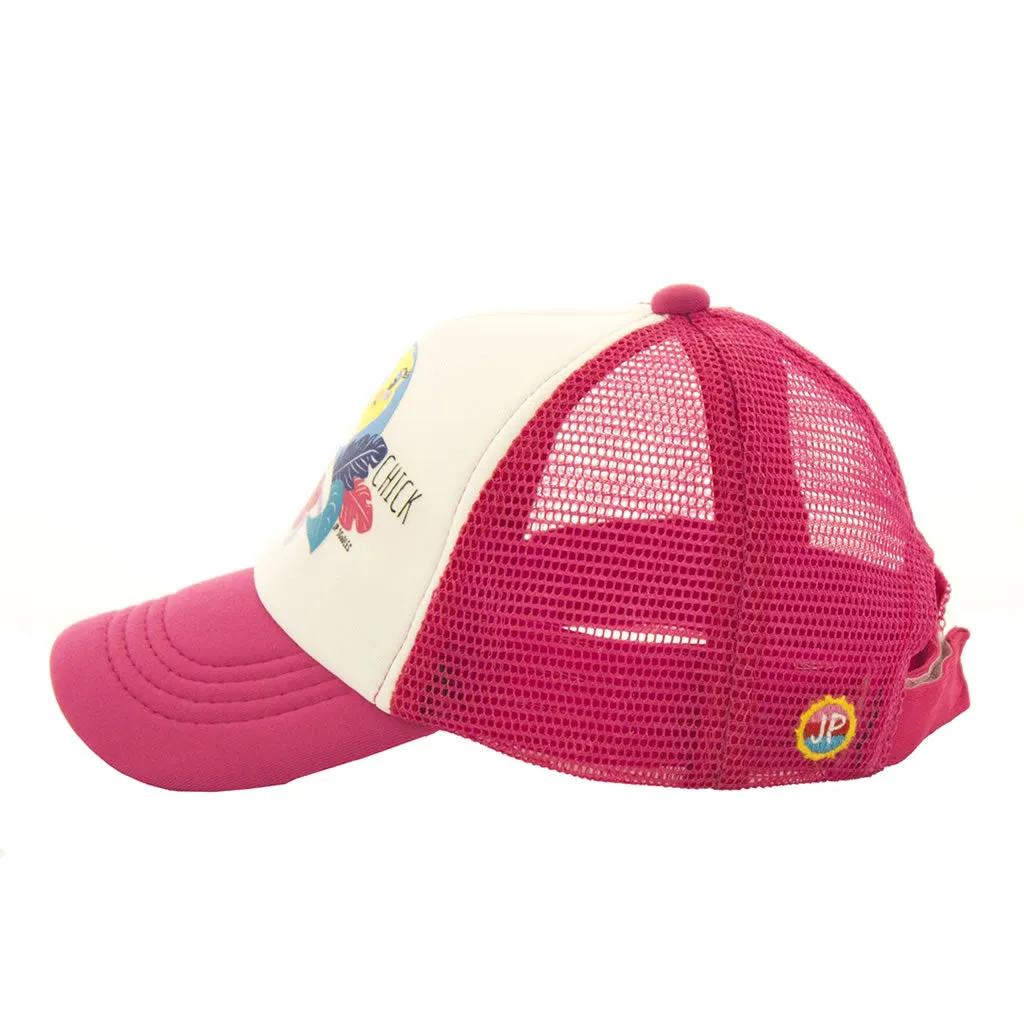 Surfer Chick Kids Trucker Hat