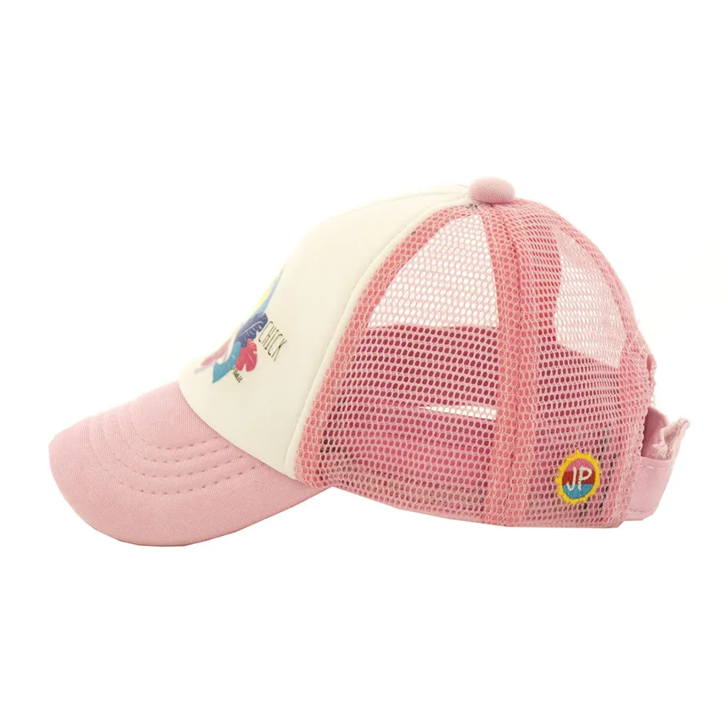 Surfer Chick Kids Trucker Hat