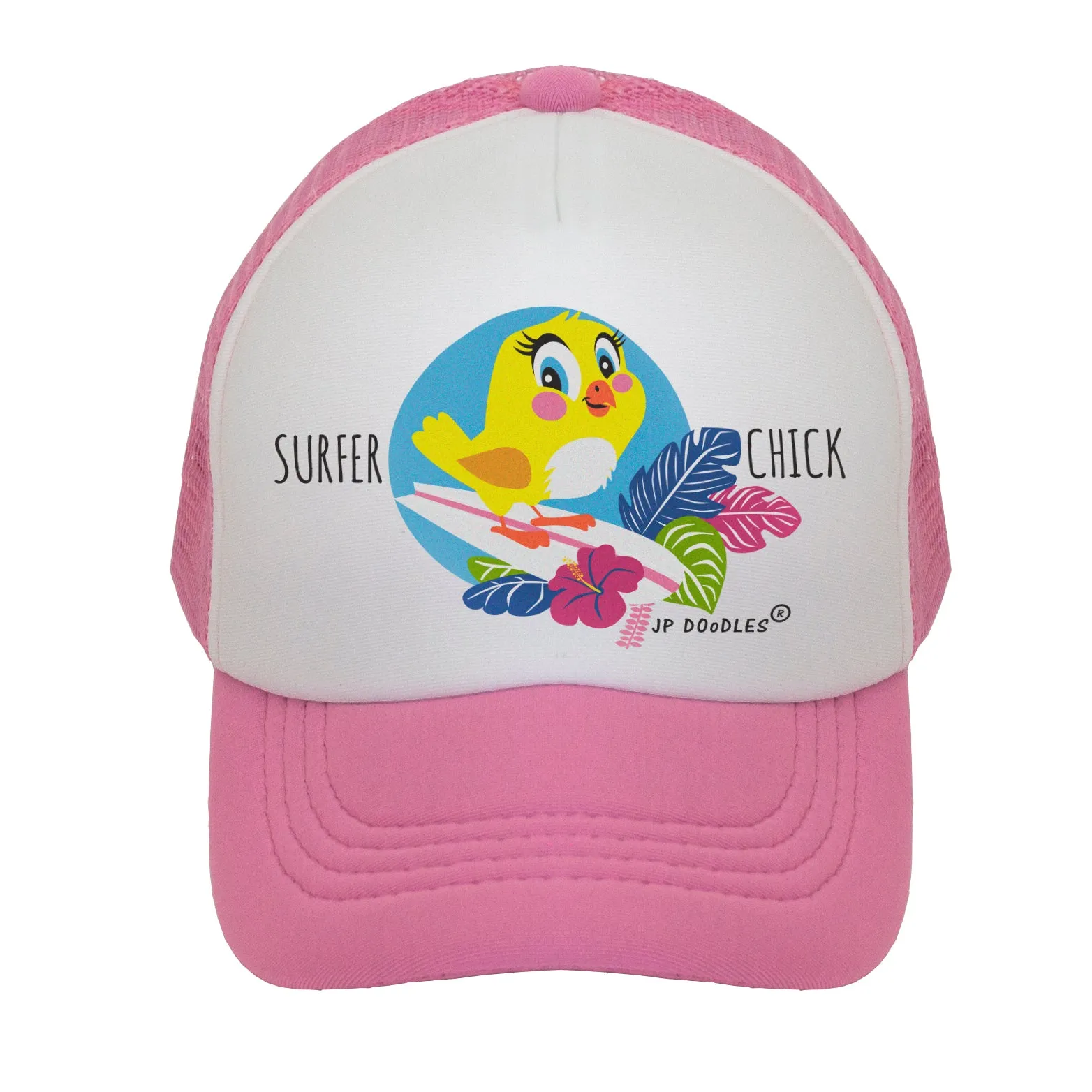 Surfer Chick Kids Trucker Hat