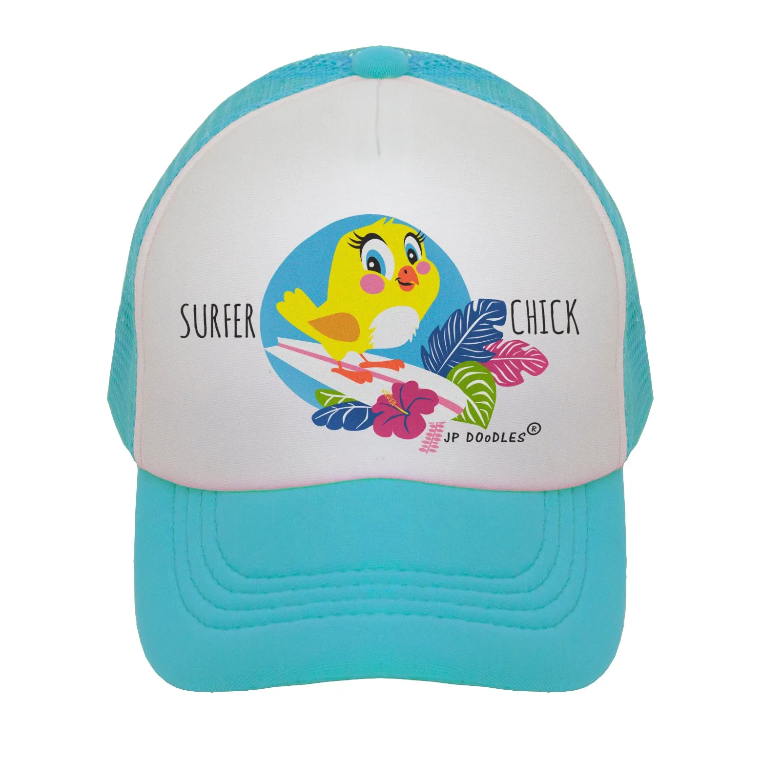 Surfer Chick Kids Trucker Hat